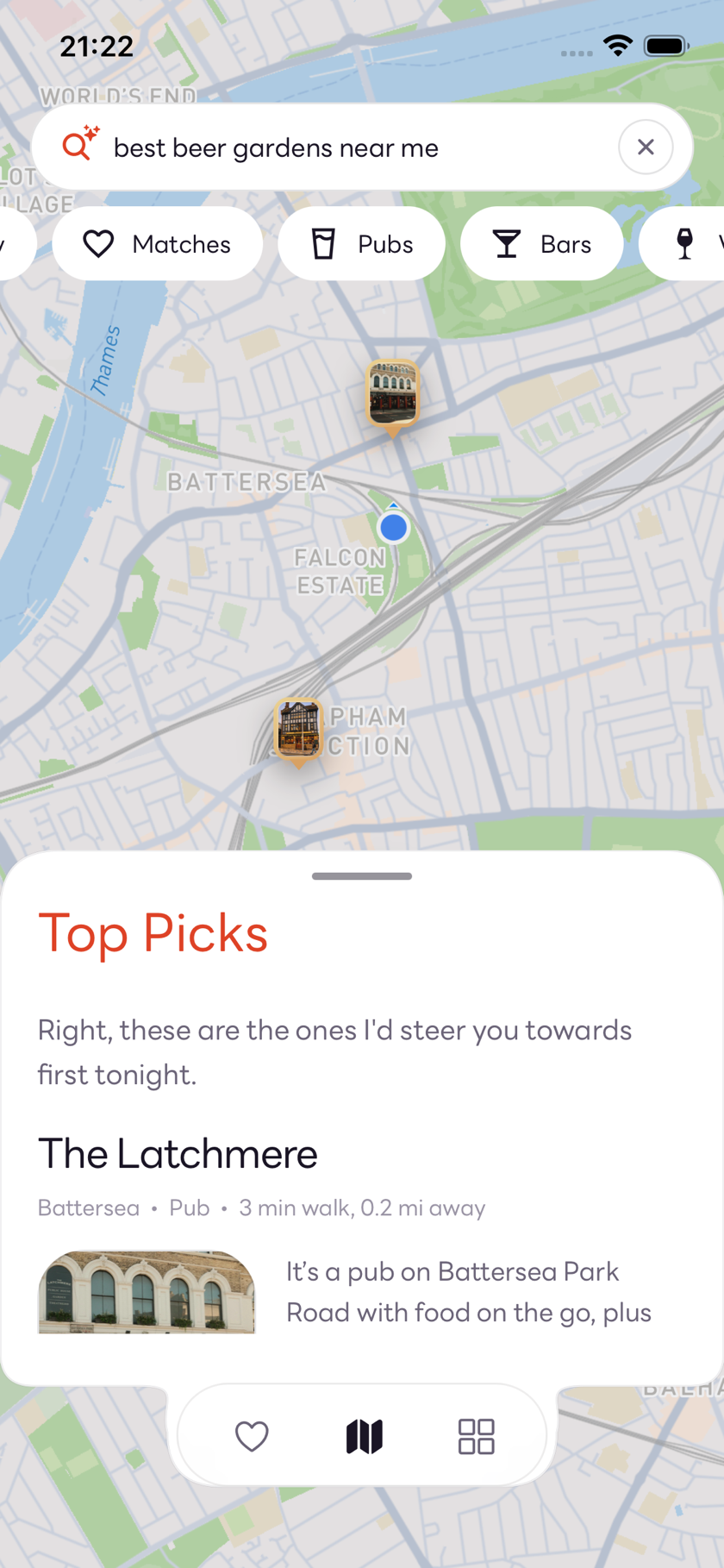 Map results pulled into a result sheet